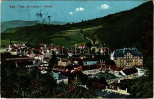 1915 Trencsénteplic, Trencianske Teplice; látkép. Wertheim Zsigmond kiadása / general view (EK)