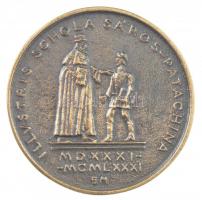 Borsos Miklós (1906-1990) 1981. "II. Rákóczi Ferenc / Illustris Schola Sáros-Patachina" ön...