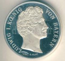 NSZK 1984. "I. Lajos bajor király" Ag 33,5g T:PP