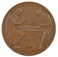 Berán Lajos (1882-1943) 1938. "Debreceni Collegium 1538-1938 / Orando et Laborando" Br emlékérem (41mm) T:1- patina