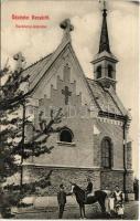 1911 Recsk, Barkóczy kápolna, ló
