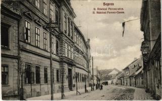 1913 Sopron, II. Rákóczi Ferenc utca. Breuer D. (EK)