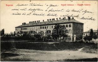 1914 Sopron, Huszár laktanya