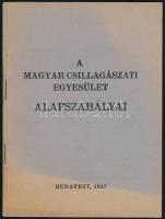 1947 A Magyar Csillagászati Egyesület alapszabályai, 20p