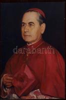1980 Dr. Bánk József érsek-püspökről készült fotó, sajátkezű aláírással