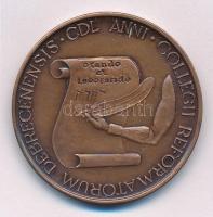 Győrfi Sándor (1951-) 1988. "Debreceni Református Kollégium" Br emlékérem (42,5mm) T:1-