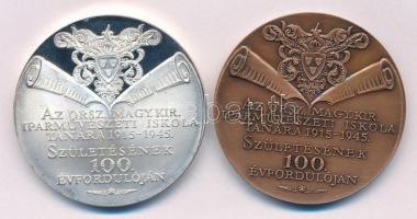 Bozó Gyula (1913-2004) 1994. "Haranghy Jenő születésének 100. évfordulójára" bronz és ezüs...