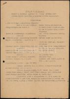 1947 Jegyzőkönyv a balatoni kikötők bejárásáról a Helka gőzösön, 15p
