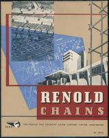 1947 Manchester, Renold Chains angol nyelvű ismertető prospektus
