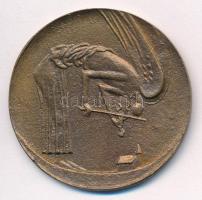 Gáti Gábor (1937-) DN Br névjegyérem (49mm) T:1-