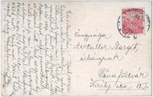 1918 Italian lady art postcard s: T. Corbella (EK)