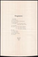 1897 Pécs, kerületi tornaverseny tervezete + kérdőív