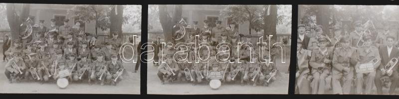 cca 1960-1970 Ecseri tűzoltók, 10 db kisfilm negatív kocka