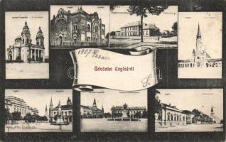 Cegléd zsinagógával, laktanyával (Ek)