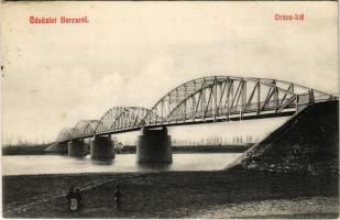 1912 Barcs, Dráva híd. W.L. Bp. 412. 2380.