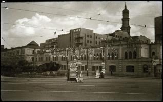 II. világháborús orosz fronton készült katonai negatívok, 10 db, 9×6 cm