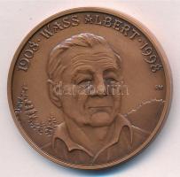 Fritz Mihály (1947-) 1998. Wass Albert 1908 bronz emlékérem (42,5mm) T:1
