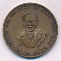 Bognár György (1944-) 1988. "125 éve született Gárdonyi Géza 1863-1988 / Eger MÉE" bronz emlékérem (42,5mm) T:1- Adamo EG5