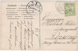 1907 Berezó, Brezová pod Bradlom; vasútállomás / Nádrazie / railway station / Bahnhof. photo