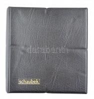 Schaubek gyűrűs érmetartó album, 5 berakólappal, összesen 143 db férőhellyel, különböző méretű érmék számára. Újszerű állapotban