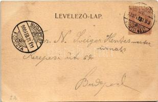 1900 Zsolna, Sillein, Zilina; Fő tér, A Fonciere pesti biztosító / main square, insurance company + ...