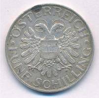 Ausztria 1935. 5Sch Ag "Madonna - Magna Mater Austriae" T:2 ph., patina 
Austria 1935. 5 ...