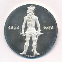 Madarassy Walter (1909-1994) 1976. "II. Rákóczi Ferenc / 1676-1976" Ag emlékérem (31,07g/0...