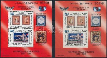 Uruguay; 1993 Bélyegkiállítás fogazott és vágott blokk Mi 61