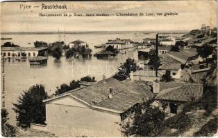 ~1908 Ruse, Rousse, Russe, Roustchouk, Rustschuk; Linondation du Lom, vue generale / flood of the Lom river (EK)