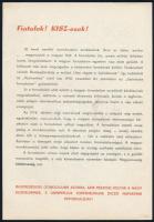 "Búcsúztató - Halotti ének az Osztrák-Magyar Monarchia felett" röplap az Őszirózsás forrad...