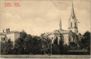 1915 Dziedzice, Dzieditz (Czechowice-Dziedzice); Kirche / Kosciol / church