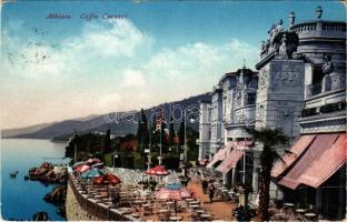 1913 Abbazia, Opatija; Caffée Cursaal / cafe terrace (EK)