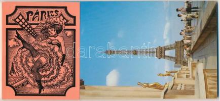 Párizs - modern képeslap füzet 12 képeslappal / Paris - modern postcard booklet with 12 postcards
