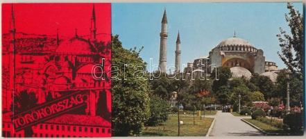 Törökország - modern képeslap füzet 12 képeslappal / Turkey - modern postcard booklet with 12 postcards