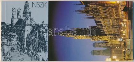 NSZK - modern képeslap füzet 12 képeslappal / West Germany - modern postcard booklet with 12 postcards
