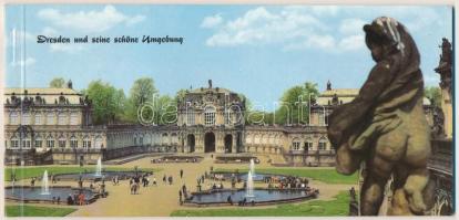 Dresden und seine schöne Umgebung - modern képeslap füzet 6 képeslappal / - modern postcard booklet with 6 postcards
