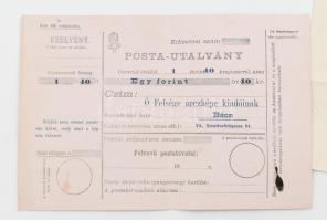 1890 gróf Majláth Károly József Ferenc József sokszorosított portréját ajánló sokszorosított reklám ...