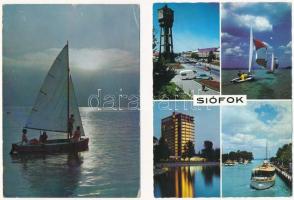BALATON - 20 db MODERN magyar város képeslap