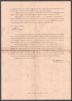 1938 Bp., A Nemzeti Szocialista Párt Hungarista Mozgalomban való párttagságot a köztisztviselők szám...