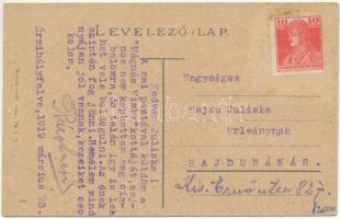 1919 Érmihályfalva, Valea lui Mihai; vasútállomás, gőzmozdony, vonat / railway station, locomotive, ...