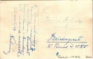 1944 Faragó, Faragau; Magyar katonák, Ortodox templom, látkép / Hungarian soldiers, Orthodox church,...