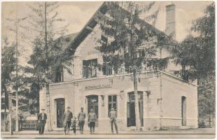1924 Sepsibükszád, Bikszád, Bicsadul-Oltului, Bixad; Gara / vasútállomás. Adler / railway station (EK)