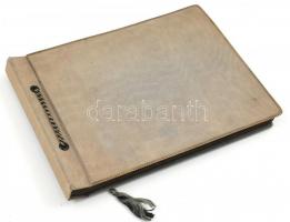 1933 Tengeri utazás fotói albumban (Rumi Ágnes, Dr. Urbach Miklós, Moskovitz, stb. nevekkel), felira...