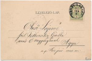 1902 Vaskő, Moravica-Eisenstein, Ocna de Fier; látkép, templom. Adolf Rosner kiadása / general view ...