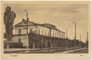 1935 Focsani, Foksány; Gara / vasútállomás / railway station (fa)