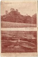 1925 Csesznek, vár, kilátás a várból. Frischmann Dávid kiadása (kopott sarkak / worn corners)