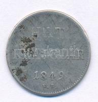 1849NB 6kr Ag T:3 patina, kis karc Adamo B3