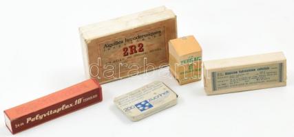 5 db vegyes régebbi gyógyszeres doboz