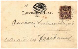 1901 Kassa, Kosice; Csermelyvölgyi kioszk / restaurant, kiosk (vágott / cut)