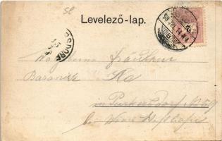 1899 (Vorläufer) Pöstyén, Piestany; Pöstyéni táncoló pórnép. A. Bernas kiadása / Pistyaner Bauern am...